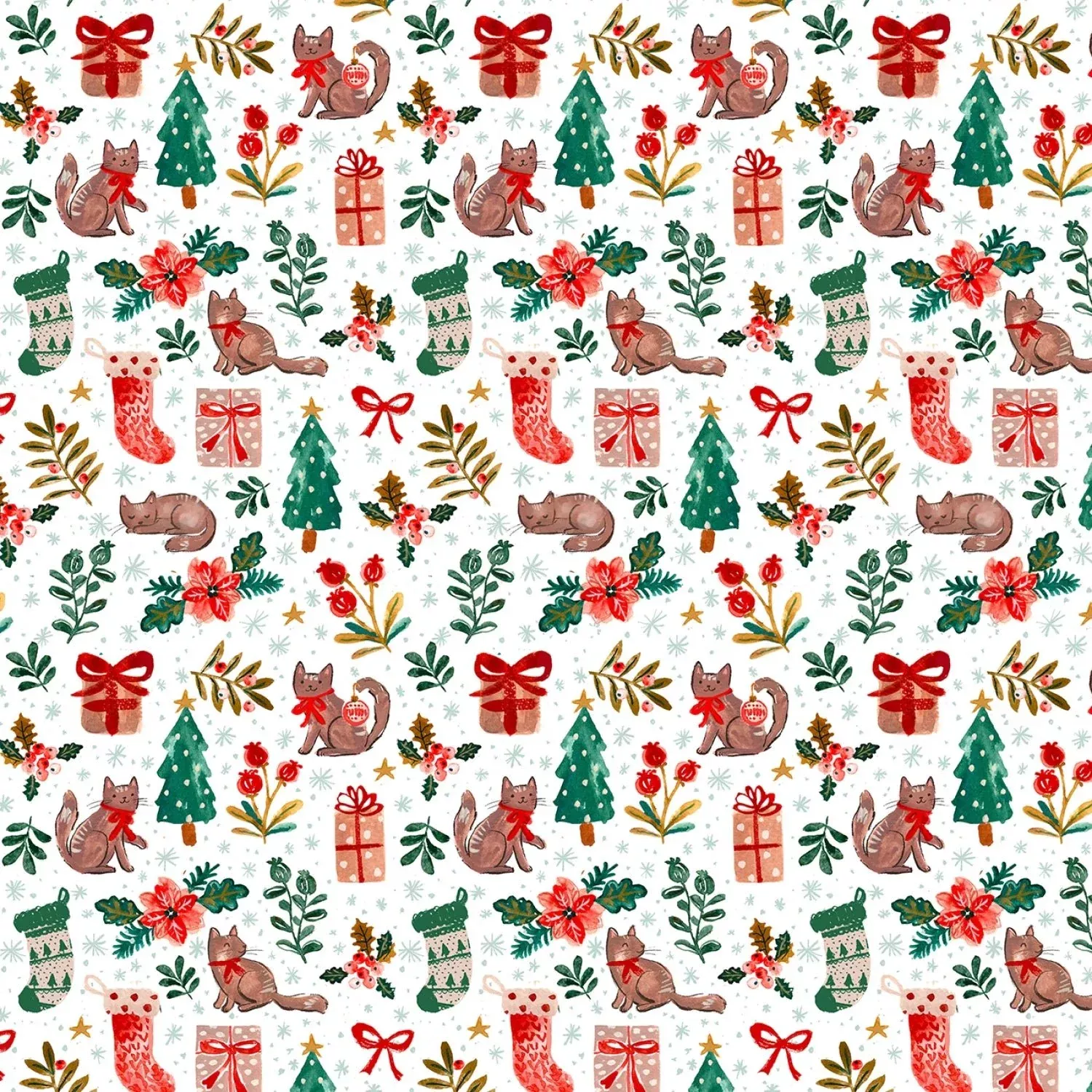 'Tis the Season White - Baby It's Cold Outside QUILTING COTTON